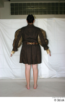  Photos Medieval Woman in brown dress 1 a poses brown dress historical Clothing medieval whole body 0005.jpg